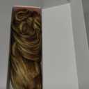 REECHO Ponytail Extension, 24" Claw Clip in Ponytail Extensions Long Curly Wavy Ponytail Hair Extension Jaw Clip on Pony Tails Hairpiece for Women - Medium Blonde with Blonde Highlights