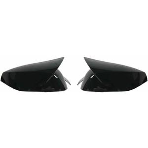 Car Rearview Mirror Cover Side Wing Rear View Mirror Case Cover, for Infiniti Q50 Q60 QX30 Q70 2014-2021 (Black)