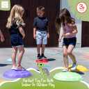 Hapinest Turtle Balance Stepping Stones for Kids, Obstacle Course Coordination Game for Kids & Family, Indoor Outdoor Sensory Play Equipment Toys Toddler Stepping Stones Ages 3 4 5 6 7 8 Years and Up