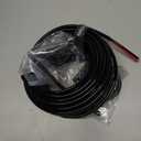 NAOEVO 16 Gauge Wire 2 Conductor Electrical Wire, 16 AWG Stranded PVC Cord, 12V Low Voltage/Tinned Copper/Flexible Cable for Automotive Wiring, Lamp Cord, Marine Cable (30FT)