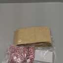 Marspark 50 Sets Christmas Potpourri Stand Pouches, 3.5 x 5.5 Inches Kraft Paper Bags with Matte Window, Simmering Potpourri Bags Instruction Cards for Small Business Home Use Xmas Party Gift Decor