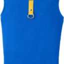 Gooby - Fleece Vest, Small Dog Pullover Fleece Jacket with Leash Ring, Deep Blue, Small (Small (Around 6-lb))