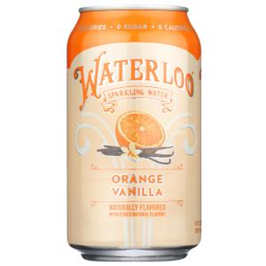 Waterloo Sparkling Water, Sparkling Water Orange Vanilla Single, 12 Fl Oz BD: 10-07-25