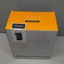 Single Serve One Cup Coffee Maker, for K Cups and Grounds, Mini Coffee Maker with Portable Handle, 6 to 12 Oz Brew Size, for Travel, Camping, Office, RV and Dorm, 120V, Black and Gold