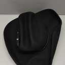 100% Wool Western Cowboy Hat for Men Women Classic Fedora Hat Felt Cowgirls Hats with Two Decorative Bands (Large-X-Large)