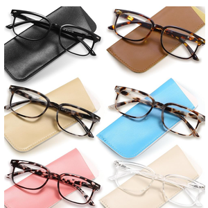 NOVIVON 6 Pack Reading Glasses +1.00 for Women, Reading glasses men, Blue Light Blocking Readers, Computer eye glasses, Cheaters