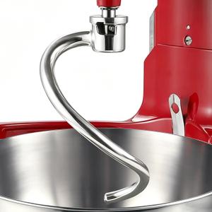 Stainless Steel Spiral Dough Hook for 6QT KitchenAid Bowl-Lift Stand Mixers – Dishwasher Safe Replacement Attachment
