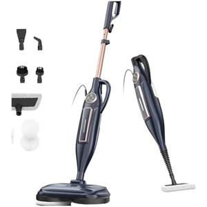 Compatible With INSE VM6 Scrubbing Steam Mop,10-in-1 Lightweight Spin Mop With Rotating Mop Pads, 3 Steam Modes & LED Headlights For Hard Floor Tile(Black)