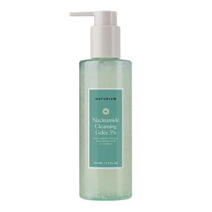 Naturium Niacinamide Cleansing Gele 3% Plus Hyaluronic Acid & Vitamin C, Gentle & Smoothing Face Wash, 7.1 oz, Exp: Unknown
