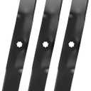 GX21380 Medium Lift Blades for 54" Mower Deck, Compaitble with John Dee-re D170 E180 G110 S180 190C LA150 LA175 Craftsman Lawn Mower, Replace GY20679, GY20684, GY20686, 3 Pack