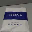 ISEEGZ 30" Men's Linen Pants Casual Dress Pants Drawstring Lightweight Business Trousers with 4 Pockets Beach Summer XL