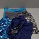 Hanes Boys' Big Performance Tween Boxer Briefs Underwear, Assorted Prints & Solids, 6-Pack, Blue/Grey-6 Pack Size L