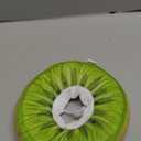 ANWA Adjustable Cat Cone Collar Soft, Cute Cat Donut Collar After Surgery, Kitten Recovery Cones to Stop Licking (Small, Kiwifruit)