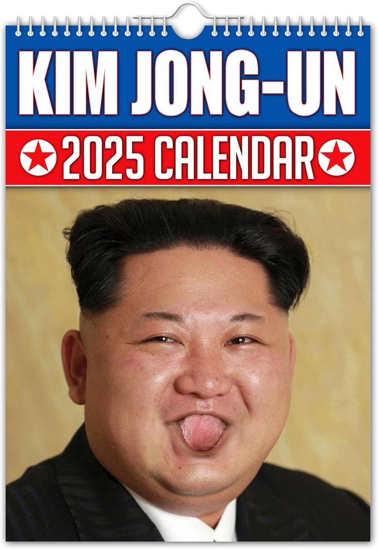 // Kim Jong-Un - 2025 Wall Calendar - A4 Size (210mm x 297mm)