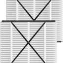 MERV 11 Filter Compatible with AprilAire 410 Whole House Air Purifiers Replacement Filter for  AprilAire Whole House Furnace 1210, 1620, 2120, 2200, 2210, 2216, 3210, 4200, 20 x 25 x 4, 2 Pcs