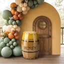 Fuyoooo Giant Yellow Honey Jar Decor Cardboard Prop Yellow Bear Party Decoration for Bear Cartoon Theme Birthday Baby Shower Photo Booth Backdrop Themed Party Supplies
