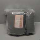 R.SHARE Dark Grey Quilt King Size Bedding Sets with Pillow Shams, Lightweight Soft Bedspread Coverlet, Basket Weave Quilted Blanket Thin Comforter Bed Cover for All Season, 3 Pieces, 104x90 inches