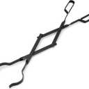Stanbroil Outdoor Campfire Fireplace Tongs, 26" Long, Log Grabber, Black