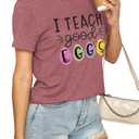 2026 Happy Easter Teacher Shirts for Women Leopard Funny Bunny Graphic Shirt Easter Tee Tops