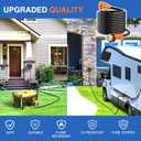 Nilight 50 Amp 25FT RV Locking Extension Cord 250V Heavy Duty 6/3+8/1 Gauge Pure Copper STW Wire ETL Listed 4 Prong 14-50P SS2-50R 50F/50M Cable Suit for Trailer Campers Caravan