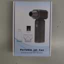 Compressed Air Duster, 180000RPM Electric Air Duster for Cleaning Keyboard & PC Stepless Speed Adjustable Rechargeable Cordless Jet Dry Blower Air Blower for Home Car Computer