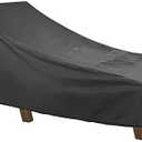 Amazon.com : ULTCOVER Waterproof Patio Lounge Chair Cover Heavy Duty Outdoor Chaise Lounge Covers - 68L x 30W x 30H inch, Black : Patio, Lawn & Garden