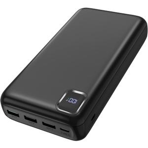 Portable Charger 50000 mAh Power Bank PD 30W and QC 4.0 PowerBank Fast Charging External Battery Pack with USB-C LED 3 Outputs & 2 Inputs Portable Charging for iPhone 15 14 13 pro, Samsung