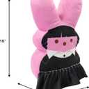 Animal Adventure | Shaggy Bunny Peeps | 15 Collectible Plush | Pink Emo Bunny