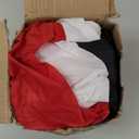 Leyndo 6 FT Christmas Inflatable Santa Claus Outdoor with a Gift Bag and a Dog Blow Up Decoration with LED Lights Cute Xmas for Holiday Party Yard Garden Lawn Decor