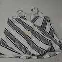 Women's Shirts Women's Tops Shirts for Women Striped Print Cami Top, Extra Large, White 