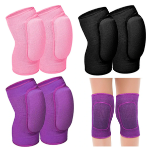 Hungdao 3 Pairs Volleyball Knee Pads for Kids Soft Breathable Brace Non Slip Padded Sponge Knee Support for Girls Boys Dance, Football, Skating, Running, Youth Sports