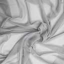 Chiffon Fabric for Wedding Dress & Bridal Decoration Smoky Gray 2Yards
