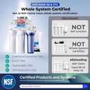 iSpring RCC7AK-UVBLK, NSF 58&372 Certified, 7-Stage Reverse Osmosis Water Filter System with Alkaline and LED UV Filter, Patented Top-Mounted Faucet Design for Easy Installation