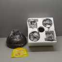 zeyu 2 Pack Farmhouse Pendant Light Fixtures, 11-inch Ceiling Hanging Light Fixtures for Kitchen Dining Room, Oil Rubbed Bronze Finish, 016-1-2PK ORB