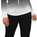 Nimsruc Two Piece Outfits For Women Casual Jogging Suit Sweat suits Sets (Small, 6537 Black Cross Gradient)