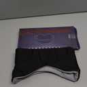 Sleep Mask, Eye Mask for Sleeping with Heads Adjustable, Earmuffs for Sleep for Men & Women, 2 in 1 Ear Mask and Blindfold, Soft Dual-Sided All-Season Eye Cover for Side Sleepers (Black)