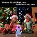 RGB Small Christmas Trees Lights cotton products,12.5in,With Remote and APP,Timer Function, Dimmable mini christmas tree Light for room decoration Holiday Decoration Best Desk Tabletop Decoration