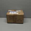 megarte Ribbed Glassware Vintage Drinking Glasses - 13 Oz Glassware Set of 6 Highball Origami Style Fluted Vertical Stripes Tumblers Juice Drinking Cups Dishwasher Safe