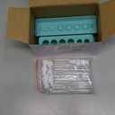 2 Sets Test Tubes with Rack Clear Plastic Test with Caps and 6 Holes Holder Rack Nurse Party Decorations Shot Tubes for Scientific Experiments Party Favors Candy(Blue,Removable)