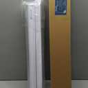 Joydeco No Drill Zebra Blinds for Windows, Cordless Day & Night Dual Sheer Roller Shades, Easy Installation, Free-Stop Lift System, Light Filtering Privacy Blinds for Home(White,23" W x 75" H)