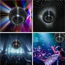 Mirror Disco Ball Sumono 12 Inch Mirror Ball Lightning Ball with Hanging Ring for DJ Club Stage Bar Party, Wedding Holiday Decoration