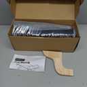 Zakkart Cat Perch for Window Sill with Bolster - Orthopedic Hammock Design with Premium Hardwood & Robust Metal Frame - Cat Window Seat for Large Cats and Kittens - Natural Color Wood Gray Bed, 24''W