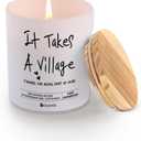 Teacher Gifts Appreciation Thank You Gifts for Nanny Caregivers Parents Coach Scented Candle Home Office Jar Candles Sage Floral Lavender Scent Soy Wax 9.5 oz