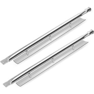 24" Stainless Steel Burner Tubes Replacement for Viking VGBQ530-4RT/E, VGBQ5304RE, VGBQ5304RT, VGBQ530T, VGBQ532-3RT/E, VGBQ5323RE, VGBQ5323RE1, VGBQ532T, VGIQ300-2RT, VGIQ410, 2 Pack