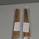 2 Pcs Teak Wood Spatula Set Non Toxic Cooking Utensils Spurtle Kitchen Tools Turner Bamboo Wooden Spatulas for Cooking Spoon Flat Egg Flipper Spatula Kitchen Utensil Set Sourdough Scraper Stirrer