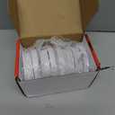 Smoke Detector 4 Pack Fire Alarms 9V Battery Operated Photoelectric Sensor Smoke Alarms Easy to Install with Light Sound Warning, Test Button,9V Battery Included Fire Safety for Home Hotel