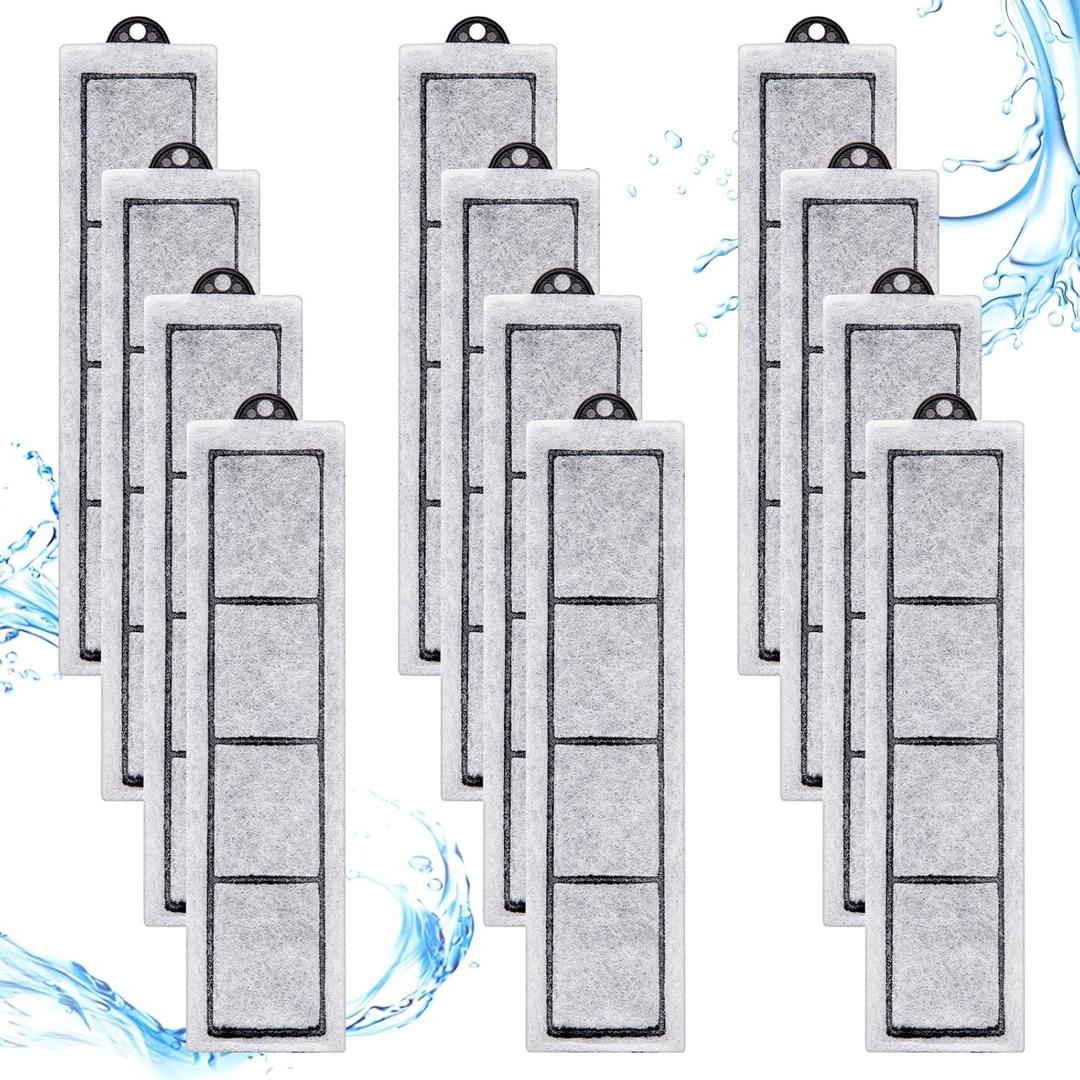 12 Pcs Filter Cartridges Replacement Refill Compatible with RF-S for Desktop Aquariums