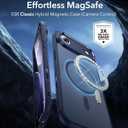 ESR for iPhone Air Case, Camera Control, Compatible with MagSafe, Shockproof Military-Grade Protection, Magnetic Phone Case for iPhone 17 Air Case, Frosted Blue