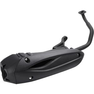 Minho Motorcycle Exhaust Assembly in Heavy Iron Material Compatible with Chinese GY6 125cc 150cc 4-Stroke Engine Scooter Moped RSZ 150 Gas Engine Scooters