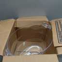 OGGI Acrylic Oval Party Tub - Clear Beverage Cooler w/Handles, Wine Cooler, Beer Chiller, Ideal Party Tubs for Drinks, Use Ice Tub for Indoor or Outdoor Bars, 18.5" x 11"